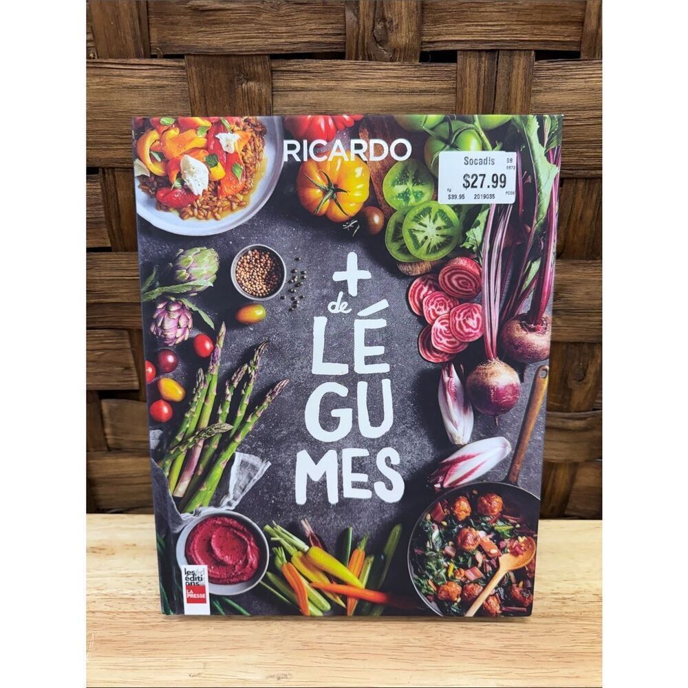 Ricardo Légumes Cookbook – Colorful Vegetable Recipes (Multicolor)